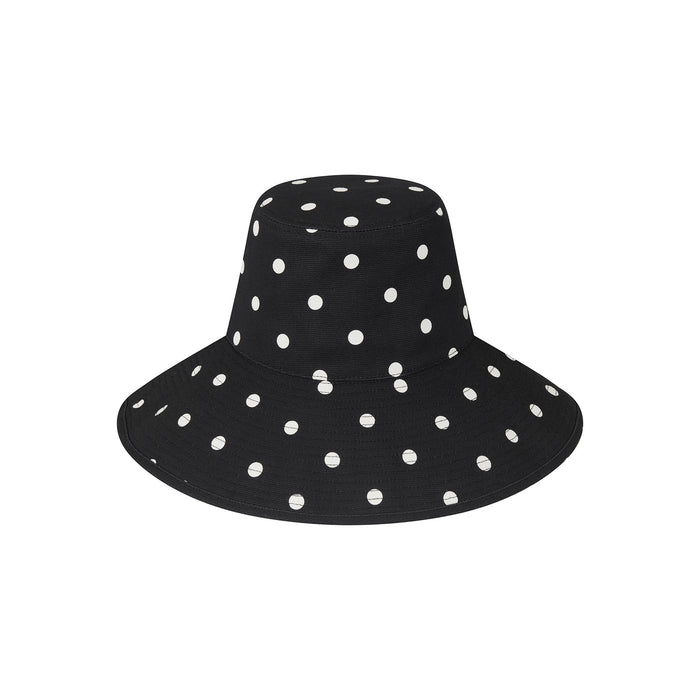 Holiday Bucket - Polka Dot Black