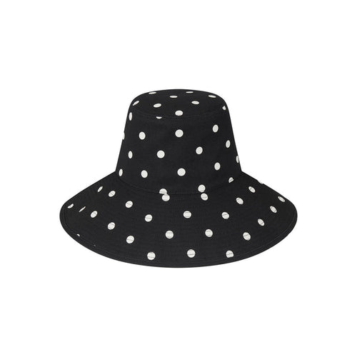 Holiday Bucket - Polka Dot Black