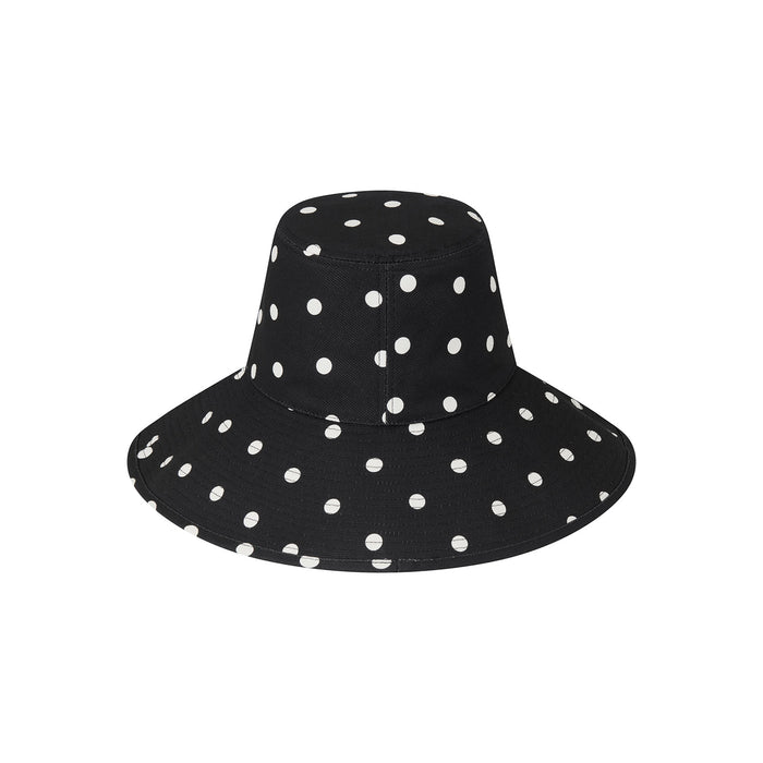 Holiday Bucket - Polka Dot Black
