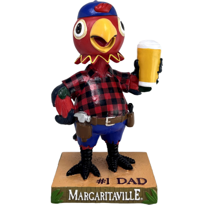 Holiday Margaritaville Parrot Bobbleheads