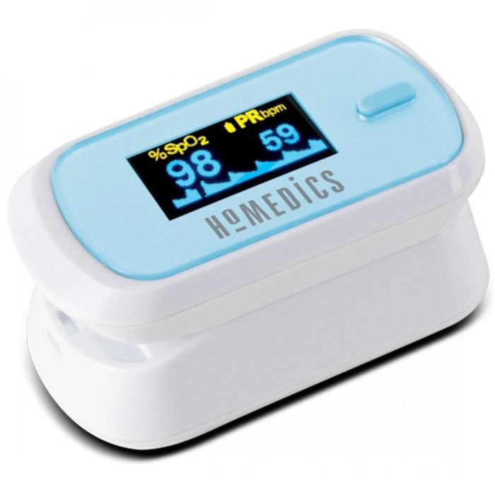 HoMedics Oxywatch Fingertip Pulse Oximeter - White | PX-101-EU from DID Electrical - guaranteed Irish, guaranteed quality service. (6977456636092)