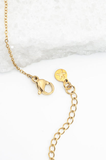 Hope Grows Necklace in Mint, Supports Women Artisans