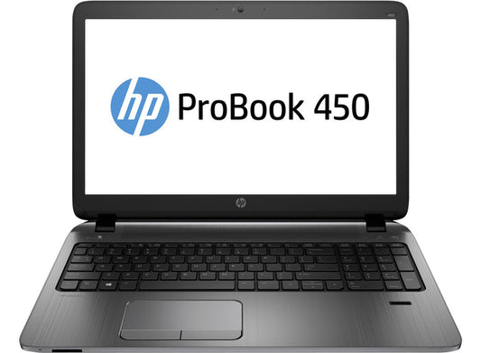 HP ProBook 450 G2 15.6" Laptop - 5th Gen Core i3-5005U, 8GB DDR3L, 256GB SSD, WebCam, HDMI, Win 10 Pro - Coretek Computers