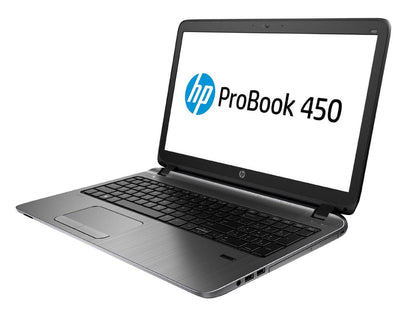 HP ProBook 450 G2 15.6" Laptop - 5th Gen Core i3-5005U, 8GB DDR3L, 256GB SSD, WebCam, HDMI, Win 10 Pro - Coretek Computers