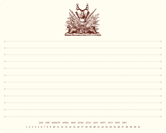 Hunting Crest Mousepad Notepad