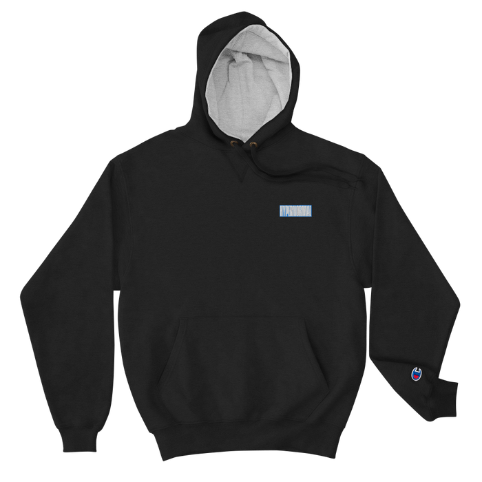 Hypernormal Embroidered Boxed Logo Champion Hoodie