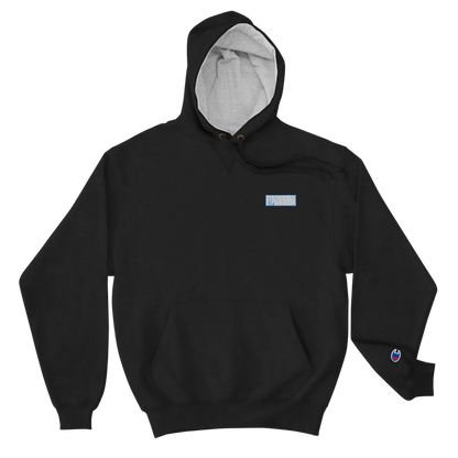 Hypernormal Embroidered Boxed Logo Champion Hoodie