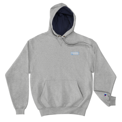 Hypernormal Embroidered Boxed Logo Champion Hoodie