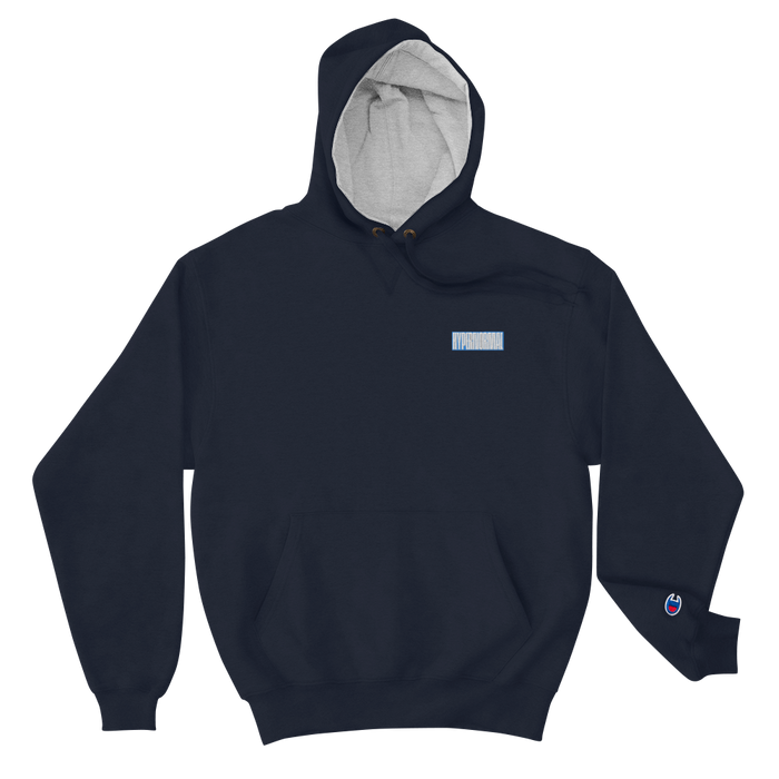 Hypernormal Embroidered Boxed Logo Champion Hoodie