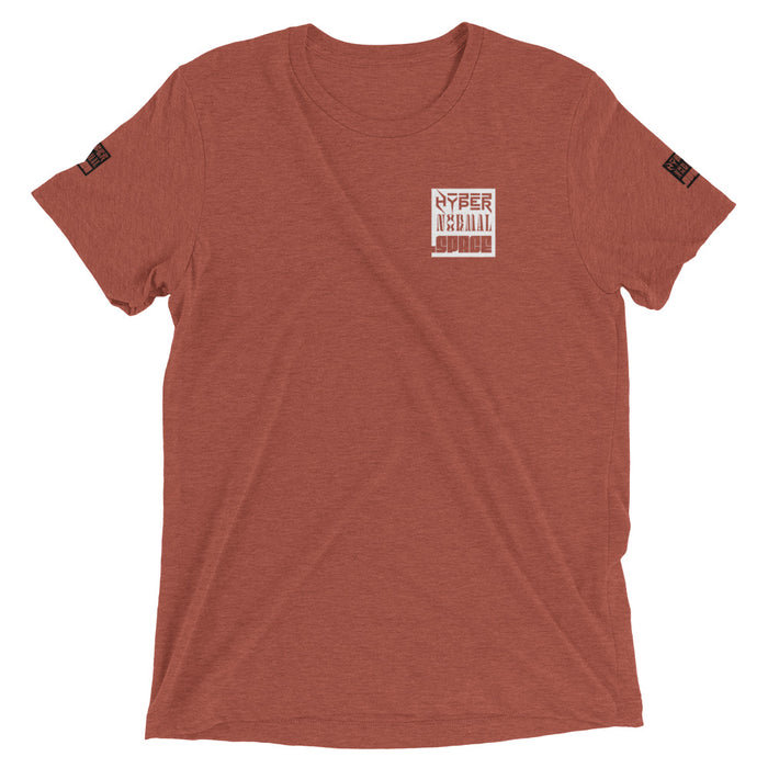 hypernormal.space boxed logo tee