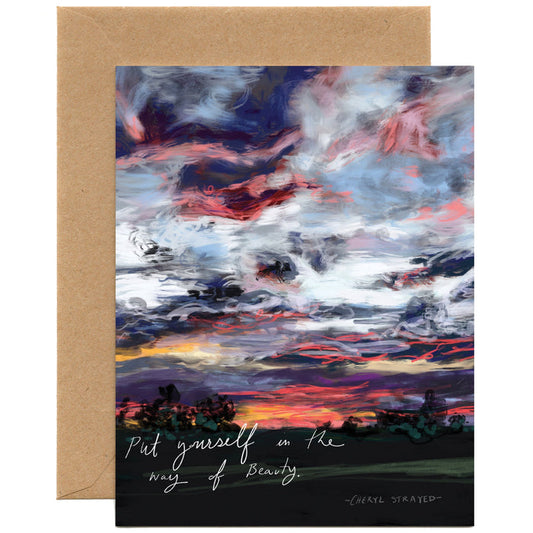 In the Way of Beauty (Single Card) A2 Card Tiny and Snail