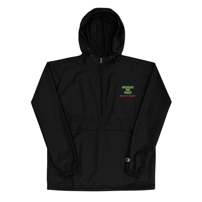 Increase the Peace - Embroidered Champion Packable Jacket