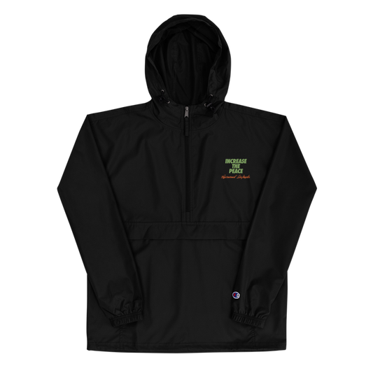 Increase the Peace - Embroidered Champion Packable Jacket