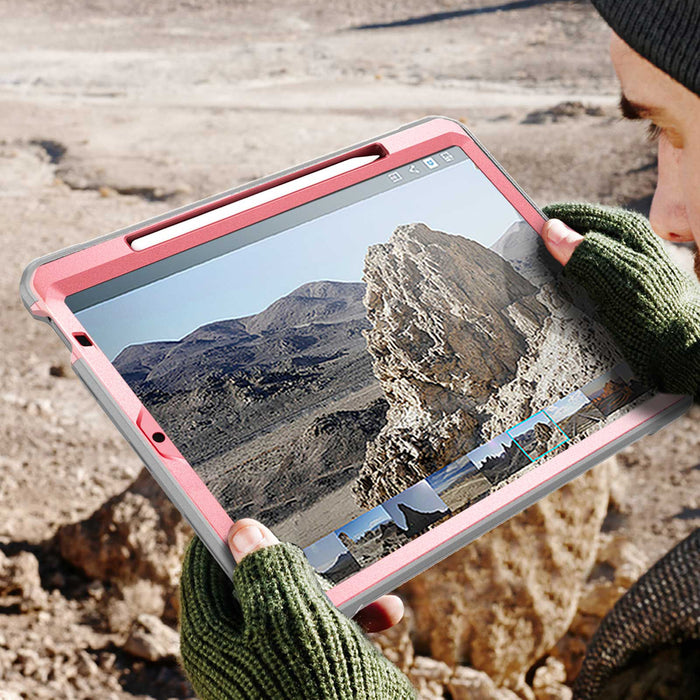 iPad Air 4 / 5 Unicorn Beetle PRO Rugged Kickstand Case-Rose Gold