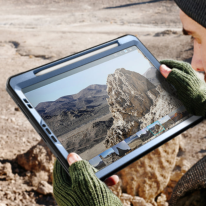 iPad Pro 11 Inch (2021) Unicorn Beetle Pro Rugged Case-Metallic Blue