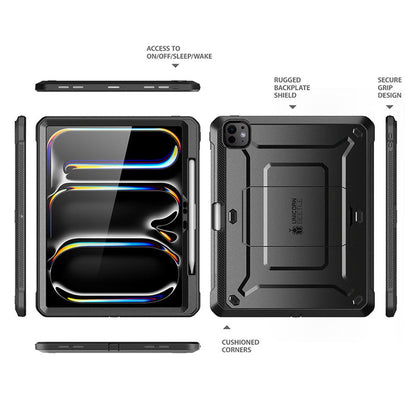 iPad Pro 11 Inch (2024) Unicorn Beetle Pro Rugged Case-Black