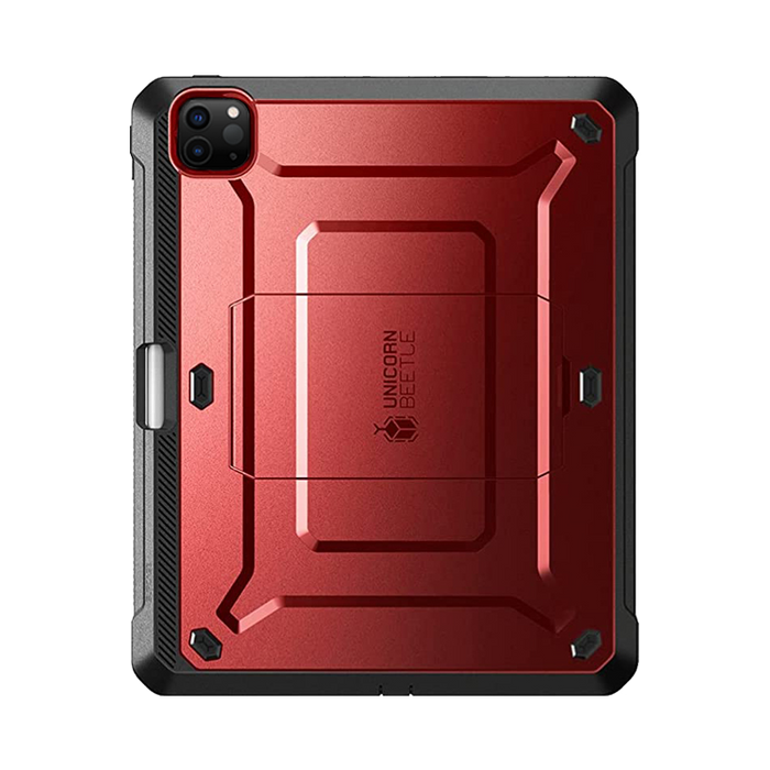 iPad Pro 12.9 Inch (2021) Unicorn Beetle Pro Rugged Case-Metallic Red