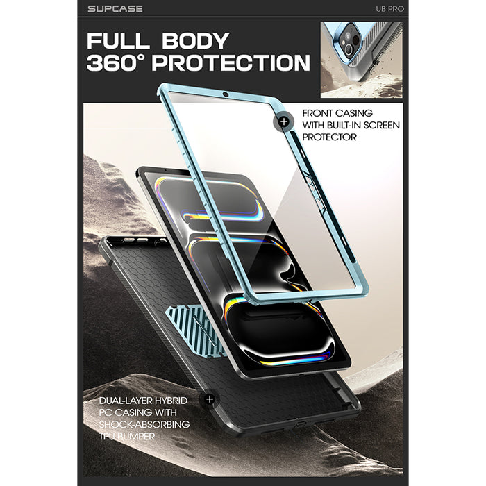iPad Pro 13 Inch (2024/2025) Unicorn Beetle Pro Rugged Case- Arctic Blue