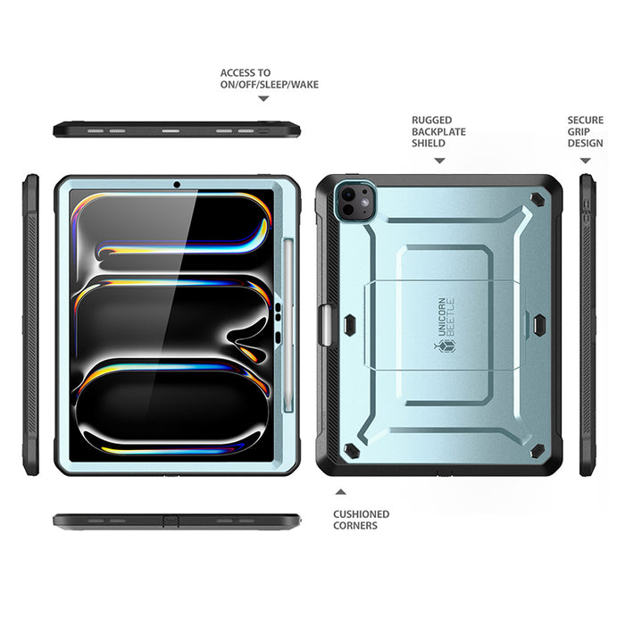 iPad Pro 13 Inch (2024/2025) Unicorn Beetle Pro Rugged Case- Arctic Blue
