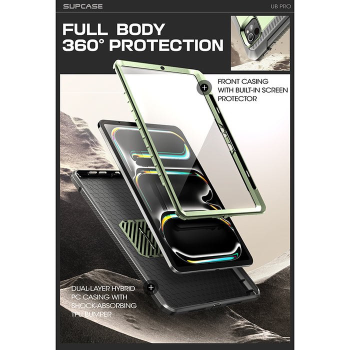 iPad Pro 13 Inch (2024/2025) Unicorn Beetle Pro Rugged Case- Dark Green