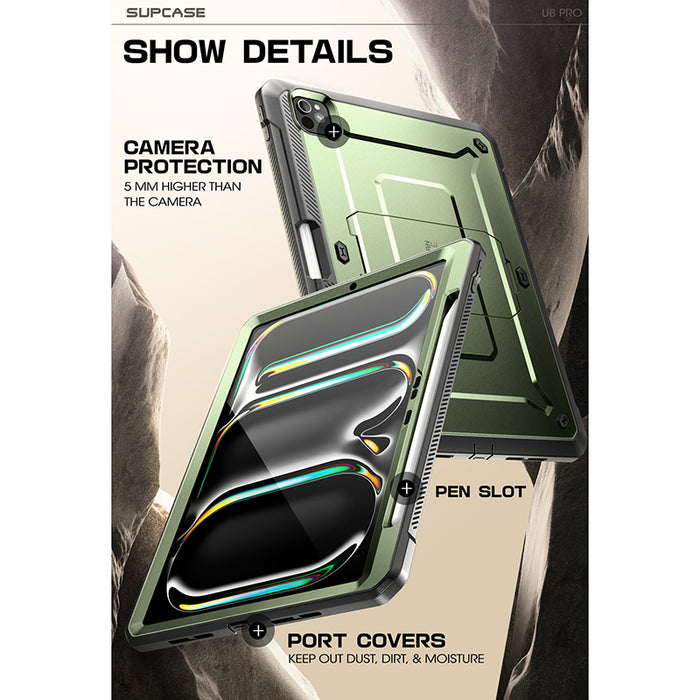 iPad Pro 13 Inch (2024/2025) Unicorn Beetle Pro Rugged Case- Dark Green