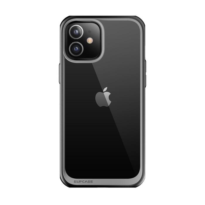 iPhone 12 mini 5.4 inch Unicorn Beetle Style Slim Clear Case-Black