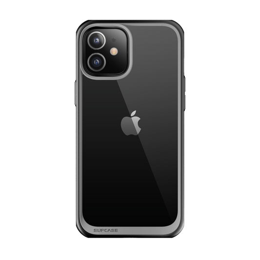 iPhone 12 mini 5.4 inch Unicorn Beetle Style Slim Clear Case-Black