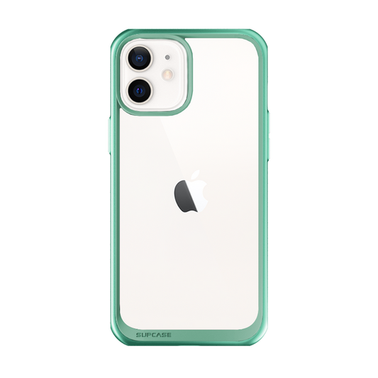 iPhone 12 mini 5.4 inch Unicorn Beetle Style Slim Clear Case-Green