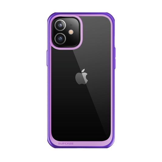 iPhone 12 mini 5.4 inch Unicorn Beetle Style Slim Clear Case-Purple