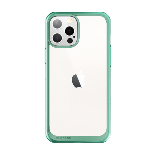 iPhone 12 Pro Max 6.7 inch Unicorn Beetle Style Slim Clear Case-Green