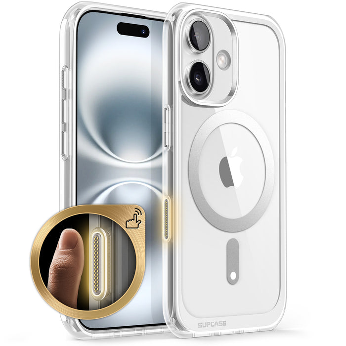 iPhone 16 Plus 6.7 inch Unicorn Beetle MAG Slim Clear MagSafe Camera Control Button Case-Clear