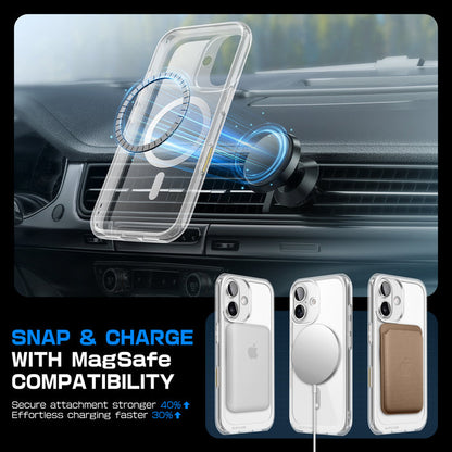 iPhone 16 Plus 6.7 inch Unicorn Beetle MAG Slim Clear MagSafe Camera Control Button Case-Clear