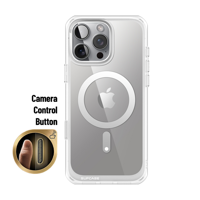 iPhone 16 Pro 6.3 inch Unicorn Beetle MAG Slim Clear MagSafe Camera Control Button Case-Clear