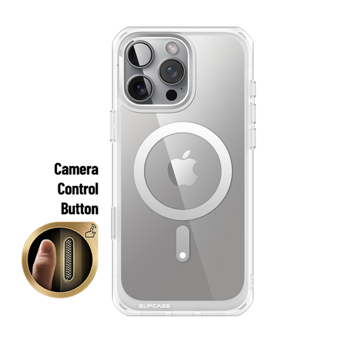 iPhone 16 Pro 6.3 inch Unicorn Beetle MAG Slim Clear MagSafe Camera Control Button Case-Clear