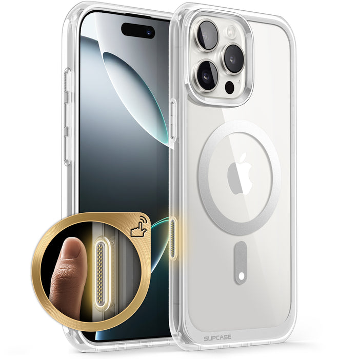 iPhone 16 Pro 6.3 inch Unicorn Beetle MAG Slim Clear MagSafe Camera Control Button Case-Clear