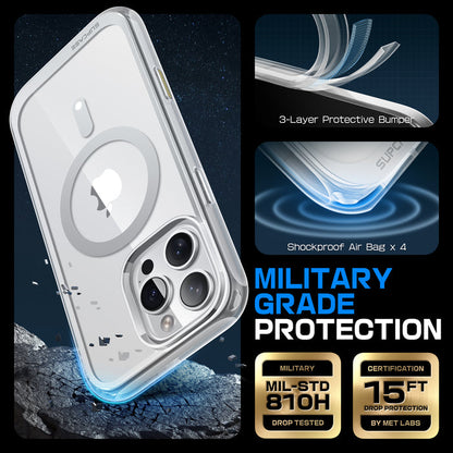 iPhone 16 Pro 6.3 inch Unicorn Beetle MAG Slim Clear MagSafe Camera Control Button Case-Clear