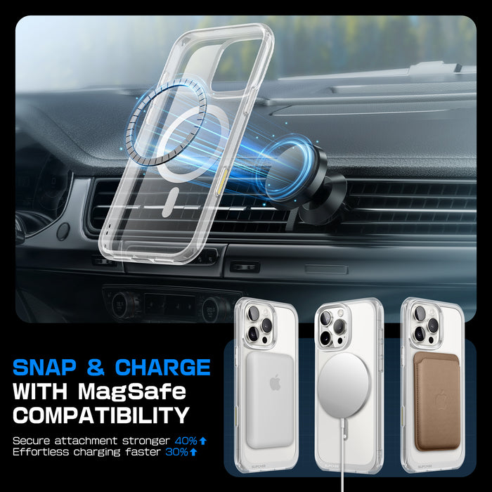 iPhone 16 Pro 6.3 inch Unicorn Beetle MAG Slim Clear MagSafe Camera Control Button Case-Clear