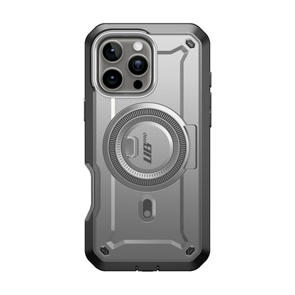 iPhone 16 Pro 6.3 inch Unicorn Beetle PRO MAG Rugged MagSafe Case-Titan Gray