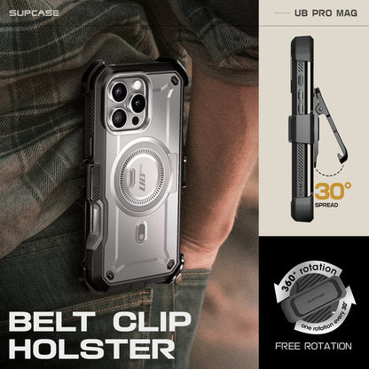 iPhone 16 Pro 6.3 inch Unicorn Beetle PRO MAG Rugged MagSafe Case-Titan Gray
