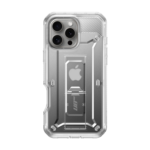 iPhone 16 Pro 6.3 inch Unicorn Beetle Pro Rugged Case-Clear