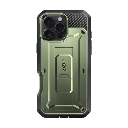 iPhone 16 Pro 6.3 inch Unicorn Beetle Pro Rugged Case-Dark Green