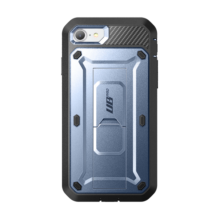 iPhone SE Unicorn Beetle Pro Full-Body Case with Kickstand-Metallic Blue