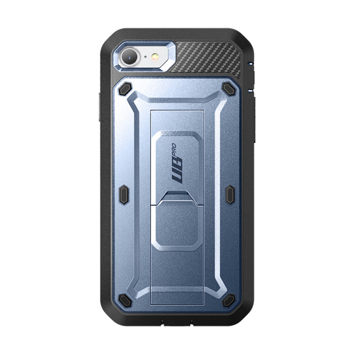 iPhone SE Unicorn Beetle Pro Full-Body Case with Kickstand-Metallic Blue