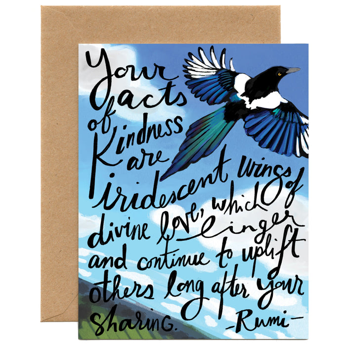 Iridescent Wings (Single Card) A2 Card Tiny and Snail