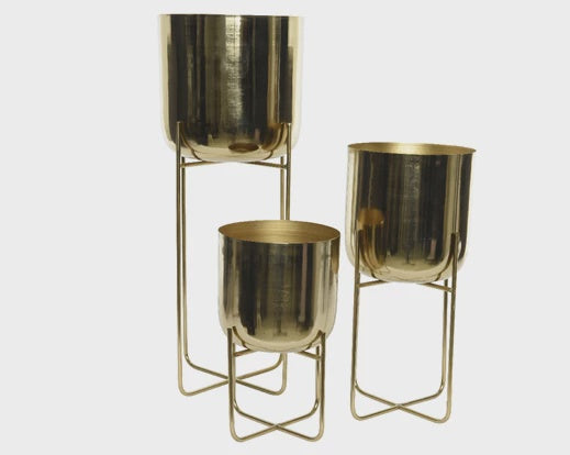Iron Planter - Gold