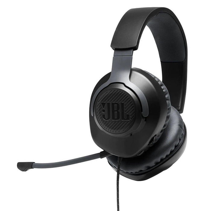 JBL Quantum 100 Over Ear Wired Gaming Headset - Black | JBLQ100BLK from DID Electrical - guaranteed Irish, guaranteed quality service. (6977441726652)