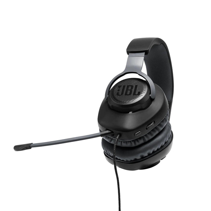 JBL Quantum 100 Over Ear Wired Gaming Headset - Black | JBLQ100BLK from DID Electrical - guaranteed Irish, guaranteed quality service. (6977441726652)