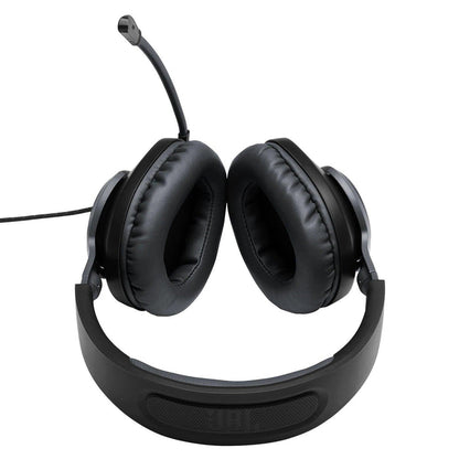 JBL Quantum 100 Over Ear Wired Gaming Headset - Black | JBLQ100BLK from DID Electrical - guaranteed Irish, guaranteed quality service. (6977441726652)