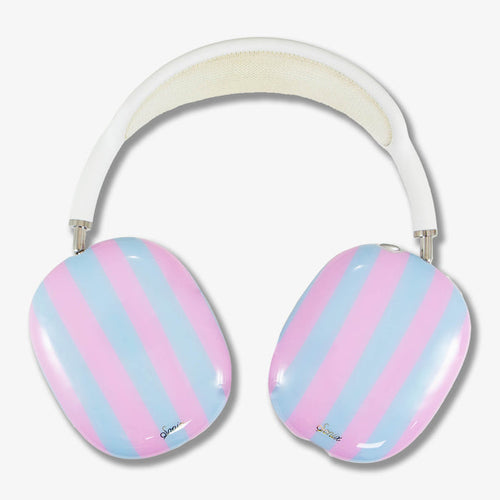 Jelly Stripe AirPods Max Cover - Blue / Pink