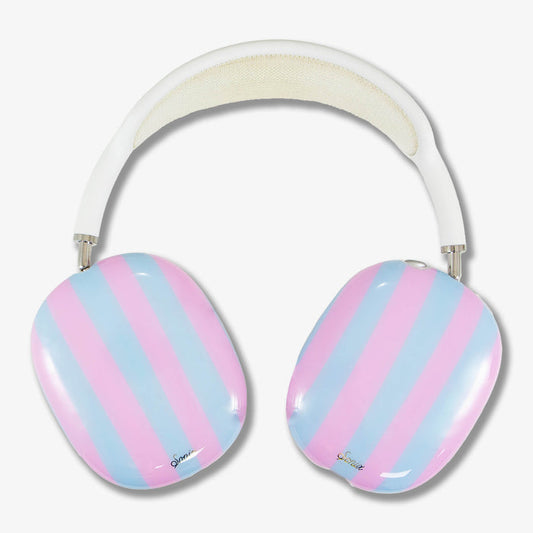 Jelly Stripe AirPods Max Cover - Blue / Pink